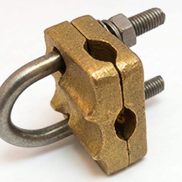 کلمپ اتصال دو سیم به میله گراند - یوبولت