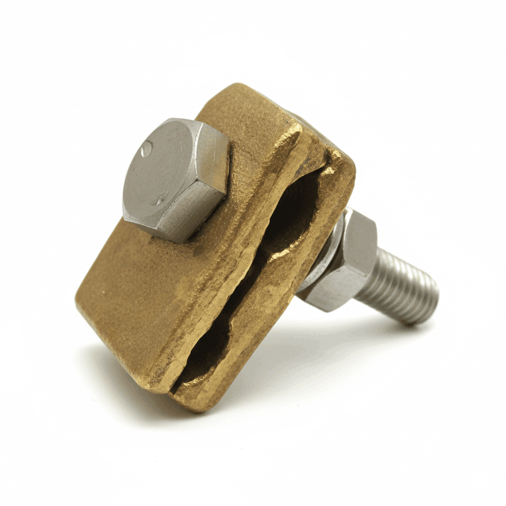 کلمپ اتصال دو سیم بصورت افقی به سازه سازه فلزی