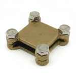 کلمپ چهار راه - دوراه تسمه مسی - کراس کلمپ