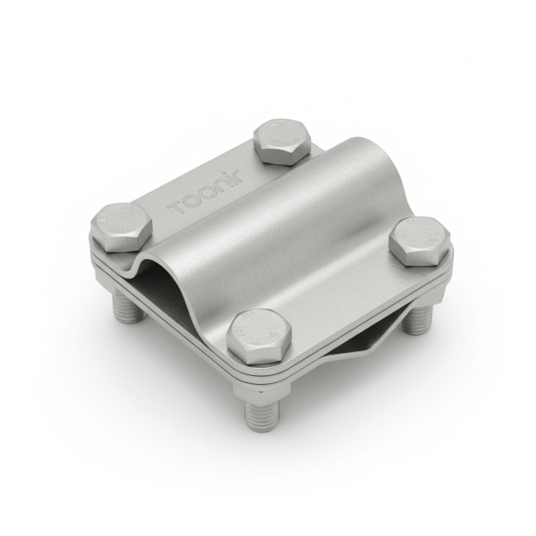 بست استیل چهار راه سیم - راندوایر به میله ارت